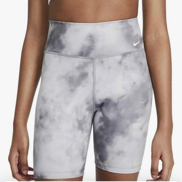 Nike Pants - Nike Icon Clash Biker Shorts Women's M Sky-Dyed Print Polyester/Spandex Athletic